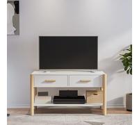 vidaXL Mobile Porta TV Bianco 82x38x45 cm in Legno Multistrato