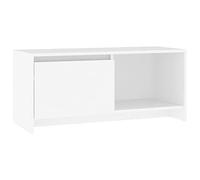 vidaXL Mobile Porta TV Bianco 90x35x40 cm in Legno Multistrato