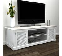 vidaXL Mobile Porta TV Bianco in Legno