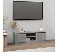 vidaXL Mobile Porta TV con Anta Grigio Sonoma 102x30x36 cm