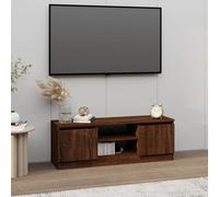 vidaXL Mobile Porta TV con Anta Rovere Marrone 102x30x36 cm