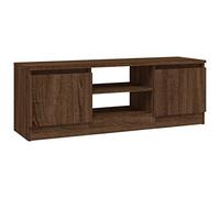 vidaXL Mobile Porta TV con Anta Rovere Marrone 102x30x36 cm