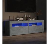 vidaXL Mobile Porta TV con Grigio Cemento 120x35x40 cm Con un design pratico e funzionale, questo mobile TV con illuminazione a deve sicuramente posizionare il punto centrale del mobile. La robusta st