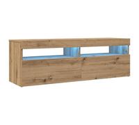 vidaXL Mobile Porta TV con LED Artigianale 120x35x40 cm Multistrato