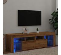 vidaXL Mobile Porta TV con LED Artigianale 140x36,5x40 cm Multistrato, Armadio ad Alta fedeltà, Centro di intrattenimento, Armadio TV