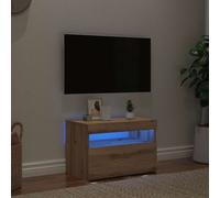 vidaXL Mobile Porta TV con LED Artigianale 60x35x40 cm Multistrato, Supporto TV, Mobile multimediale, consolle TV, Mobile HiFi