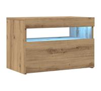 vidaXL Mobile Porta TV con LED Artigianale 60x35x40 cm Multistrato, Supporto TV, Mobile multimediale, consolle TV, Mobile HiFi