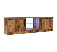 vidaXL Mobile Porta TV con LED Legno Antico 120x30x36 cm Multistrato, Supporto TV, Mobile multimediale, consolle TV, Mobile HiFi