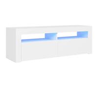 VIDAXL - Mobile Porta TV con Luci LED Bianco 120x35x40 cm