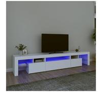 VIDAXL - Mobile Porta Tv Con Luci Led Bianco 215x36,5x40 Cm