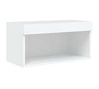 vidaXL Mobile Porta TV con Luci LED Bianco 60x30x30 cm