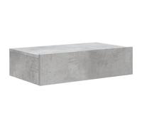 vidaXL Mobile Porta TV con Luci LED Grigio Cemento 60x35x15,5 cm