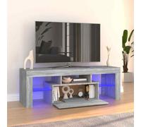 VIDAXL - Mobile Porta TV con Luci LED Grigio Sonoma 120x35x40 cmcm