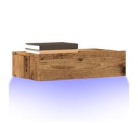 vidaXL Mobile Porta TV con Luci LED Legno Antico 60x35x15,5 cm, Panca TV, Armadio Hi-Fi, Centro di intrattenimento, credenza TV, Mobile multimediale