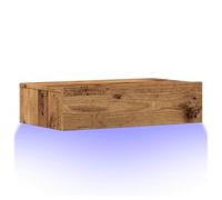 vidaXL Mobile Porta TV con Luci LED Legno Antico 60x35x15,5 cm, Panca TV, Armadio Hi-Fi, Centro di intrattenimento, credenza TV, Mobile multimediale