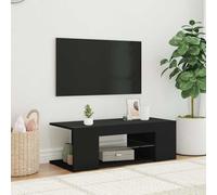 vidaXL Mobile Porta TV con Luci LED Nero 90x39x30 cm