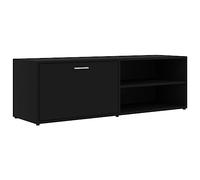 vidaXL Mobile Porta TV Consolle Credenza Madia Armadietto Basso Mobiletto Mobile HiFi Arredo Unità Multimediale Nero 120x34x37cm in Truciolato