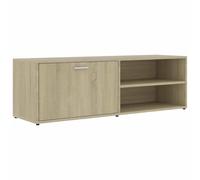 vidaXL Mobile Porta TV Rovere Sonoma 120x34x37 cm in Legno Multistrato