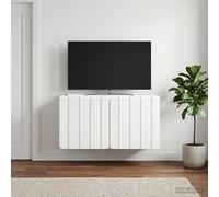 vidaXL Mobile Porta TV da Muro 59,5 x 31 x 30 cm Bianco