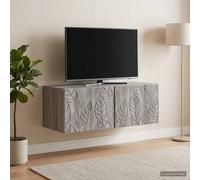 vidaXL Mobile Porta TV da Muro 78,5 x 31 cm Sonoma grigio