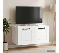 vidaXL Mobile Porta TV da Muro Bianco 59,5 x 31 x 30 cm