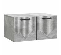 vidaXL Mobile Porta TV da Muro Grigio Cemento 59,5 x 41 x 30 cm