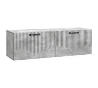 vidaXL Mobile Porta TV da Muro Grigio Cemento 98 x 31 x 30 cm