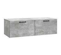vidaXL Mobile Porta TV da Muro Grigio Cemento 98 x 41 x 30 cm