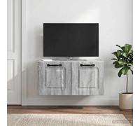 vidaXL Mobile Porta TV da Muro Grigio Sonoma 59,5 x 31 x 30 cm