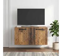 vidaXL Mobile Porta TV da Muro Legno antico 59,5 x 31 x 30 cm