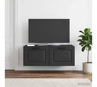 vidaXL Mobile Porta TV da Muro Nero 78,5 x 41 x 30 cm