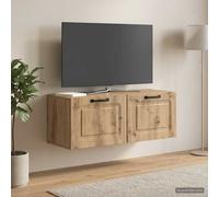 vidaXL Mobile Porta TV da Muro 78,5 x 31 x 30 cm Rovere Artigianale