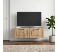 vidaXL Mobile Porta TV da Muro 98 x 41 x 30 cm Rovere Artigianale