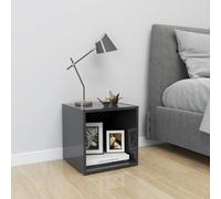 vidaXL Mobile Porta TV Grigio 37x35x37 cm in Legno Multistrato