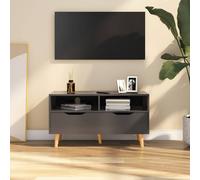 vidaXL Mobile Porta TV Grigio 90x40x48,5 cm in Legno Multistrato