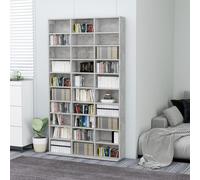 vidaXL Mobile Porta TV Grigio Cemento 102x16x177,5 cm in Multistrato