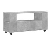 vidaXL Mobile Porta TV Grigio Cemento 102x34,5x43cm Legno Multistrato