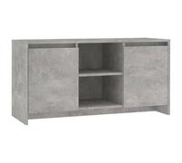 vidaXL Mobile Porta TV Grigio Cemento 102x37,5x52,5 cm in Truciolato