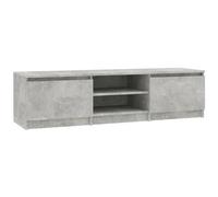 vidaXL Mobile Porta TV Grigio Cemento 140x40x35,5 cm Legno Multistrato