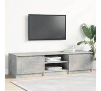 vidaXL Mobile Porta TV Grigio Cemento 140x40x35,5 cm Legno Multistrato