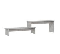 vidaXL Mobile Porta TV Grigio Cemento 180x30x43cm in Legno Multistrato