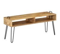 VIDAXL - Mobile Porta Tv In Legno Massello Di Mango 110x35x45 Cm