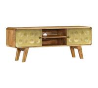 VIDAXL - Mobile Porta Tv In Legno Massello Di Mango 120x30x45 Cm