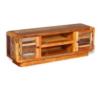 vidaXL - Mobile Porta Tv In Legno Massello Di Recupero 120x30x40