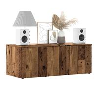 vidaXL Mobile Porta TV Legno Vecchio 80x34x30 cm in Legno Multistrato