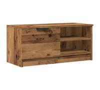 vidaXL Mobile Porta TV Legno Vecchio 80x35x36,5 cm Legno Multistrato, Supporto TV, Mobile HiFi, consolle TV, credenza TV