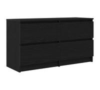 vidaXL Mobile Porta TV Nero 100x35x54 cm in Legno Multistrato, Mobile TV, credenza TV, Armadio ad Alta fedeltà, banco TV, Mobile Porta TV