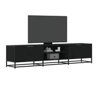 vidaXL Mobile Porta TV Nero 180x35x41 cm in Truciolato, Supporto TV, Mobile HiFi, consolle TV, credenza TV, Mobile dispositivi multimediali