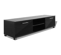 Vidaxl - Mobile Porta TV Nero Lucido 120x40,5x35 cm