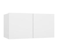 vidaXL Mobile Porta TV Pensile Bianco 60x30x30 cm